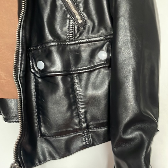 Free People faux leather moto jacket - Picture 6 of 13